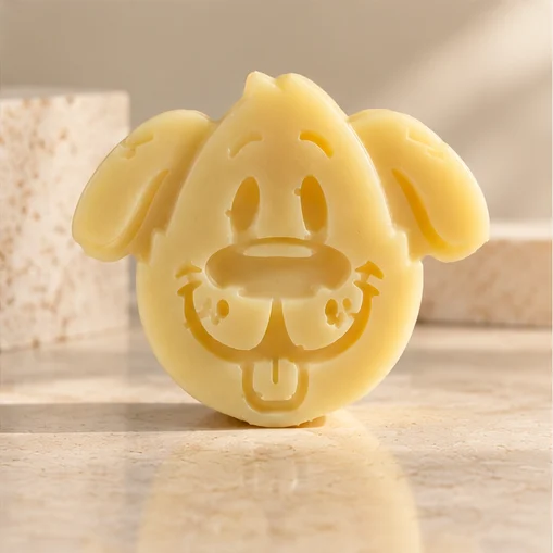 Dog-shaped soap