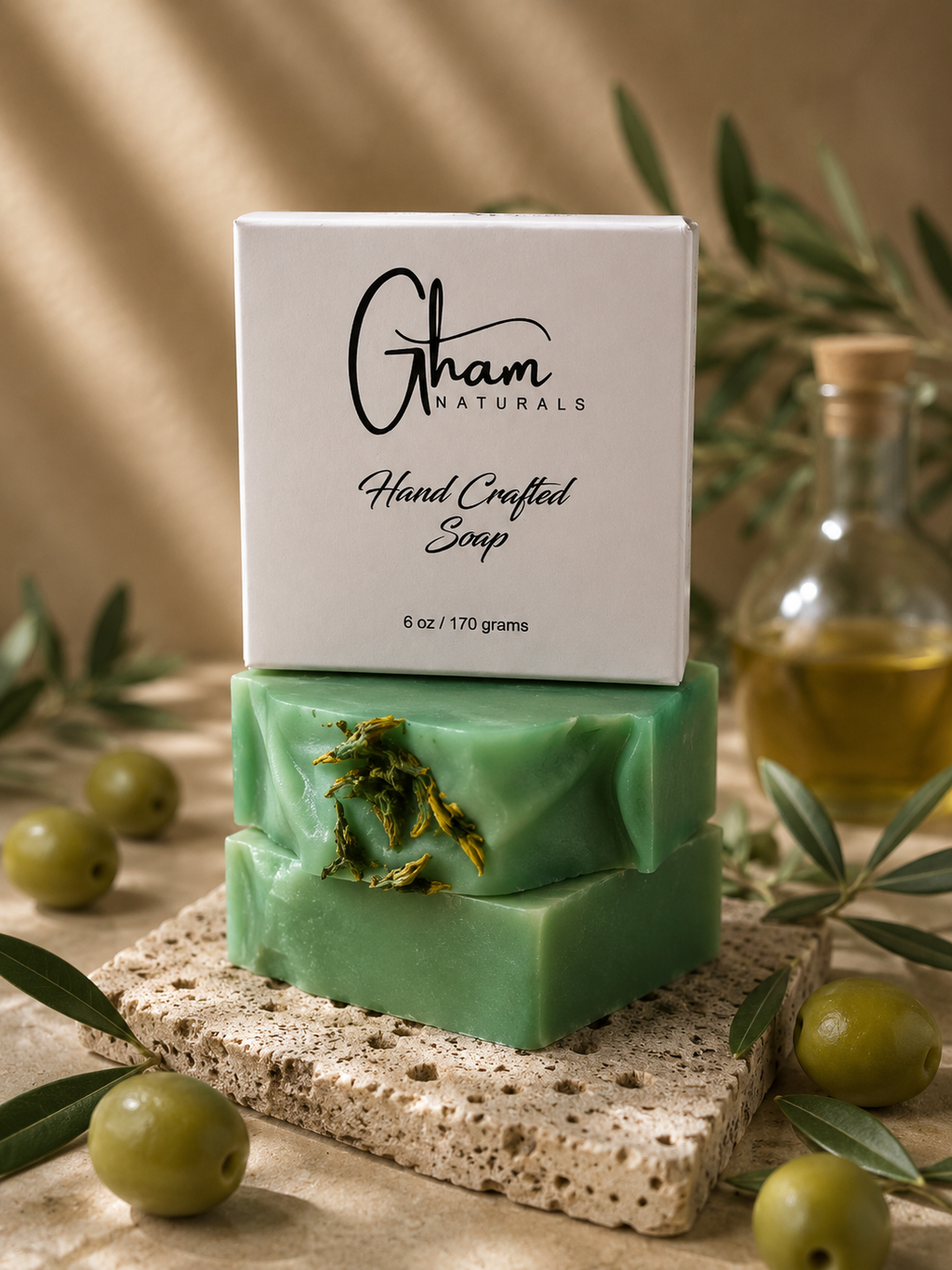 Cedarwood Lotus Face + Body Bar with box