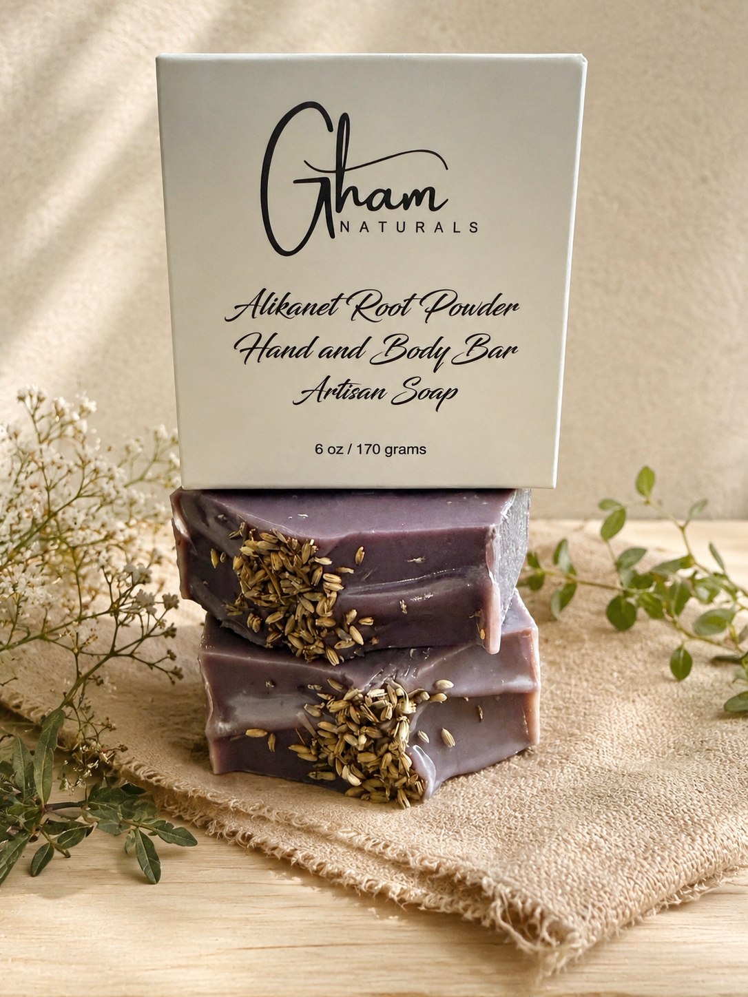 Alkanet Bloom Face + Body Bar boxed